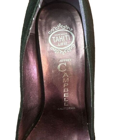 Jeffrey Campbell vintage black suede pumps - Picture 2 of 8